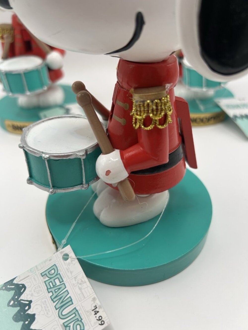 New Peanuts Snoopy Nutcracker Drummer Kurt S Adler 2024 Christmas Lot Of 3 As Is - Picture 9 of 16